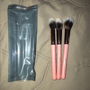Makeup - Luxie 3 Piece Face Brush Set Makeup - Luxie 3 Piece Face Brush Set